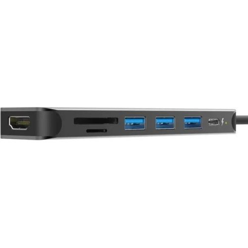 Док-станція Silicon Power SU20 7in1 HDMI USB-C PD 60W (SPU3C07DOCSU200G)