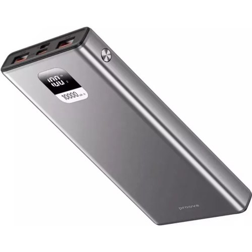 Зовнішній акумулятор Power Bank Proove Guardian 22.5W 10000mAh, Metal Gray