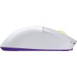Ігрова миша, бездротова HATOR Quasar 2 Ultra 4K Wireless White/Lilac (HTM571WL)