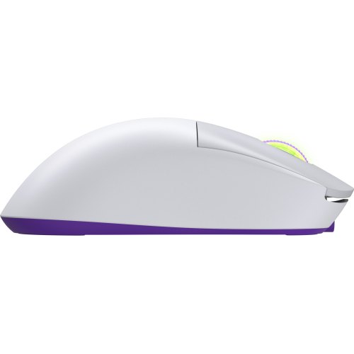 Ігрова миша, бездротова HATOR Quasar 2 Ultra 4K Wireless White/Lilac (HTM571WL)