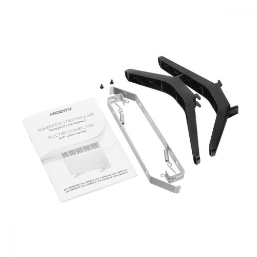 Конвектор електричний ARDESTO CH-2500MCA, 2500 Вт, 25 м2, закритий нагрів. елемент, IP24, мех. керування, антрацит матовий