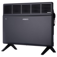 Конвектор електричний ARDESTO CH-1500MCA, 1500 Вт, 15 м2, закритий нагрів. елемент, IP24, мех. керування, антрацит матовий