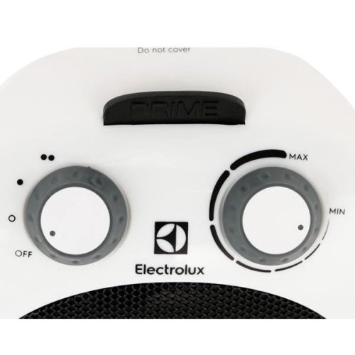 Тепловентилятор Electrolux, 20м2, 1500Вт, мех. упр-ння, керамічний нагрів. елемент,IP20, білий/чорний