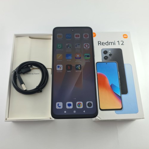 Смартфон Xiaomi Redmi 12 4/128Gb Midnight Black USED **