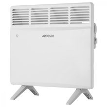 Конвектор електричний ARDESTO CH-1000MCW, 1000 Вт, 10 м2, закритий нагрів. елемент, IP24, мех. керування, білий