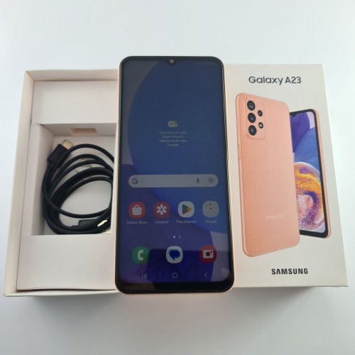 Смартфон Samsung Galaxy A23 (A235F) 128Gb Peach (SM-A235FZOKSEK) USED **