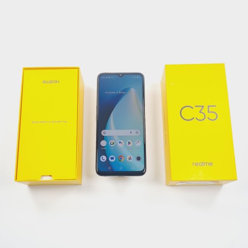 Смартфон RealmeC35 128 GB Glowing Black USED **