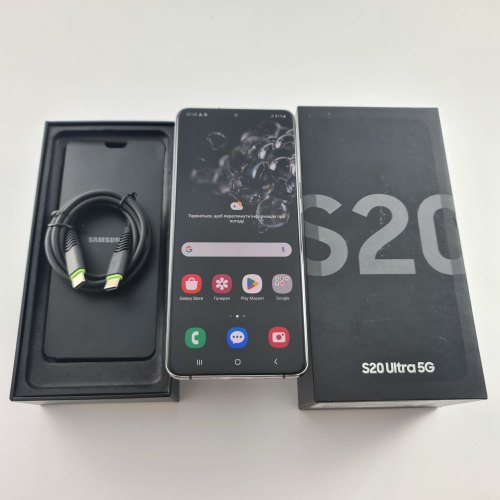Смартфон Samsung Galaxy S20 Ultra (G988B) 128Gb Cosmic Gray (SM-G988BZADSEK) USED **
