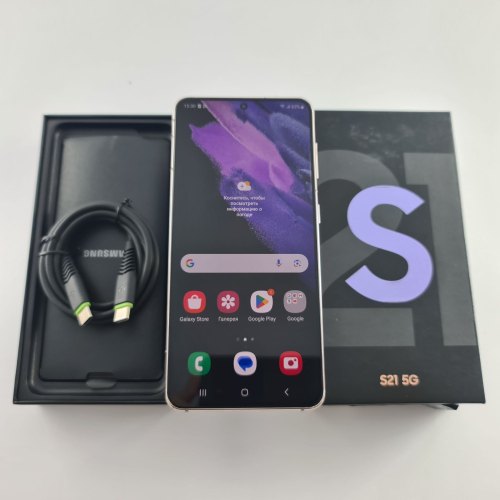 Смартфон Samsung Galaxy S21 (G991B) 256Gb Phantom Violet (SM-G991BZVGSEK), USED USED **