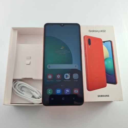 Смартфон Samsung Galaxy A02 (A022F) 32Gb Red (SM-A022GZRBSEK) USED **