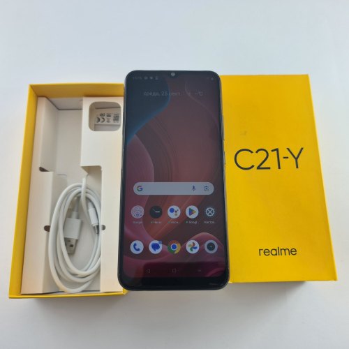 Смартфон Realme C25Y 4/64Gb Metal Gray USED **