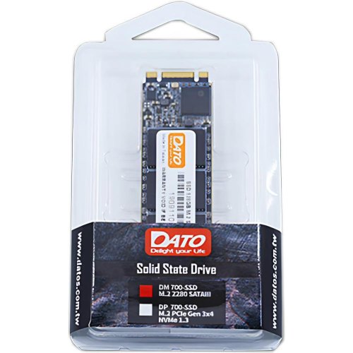 Накопитель SSD  512GB Dato DM700 M.2 SATAIII 3D TLC (DM700SSD-512GB)