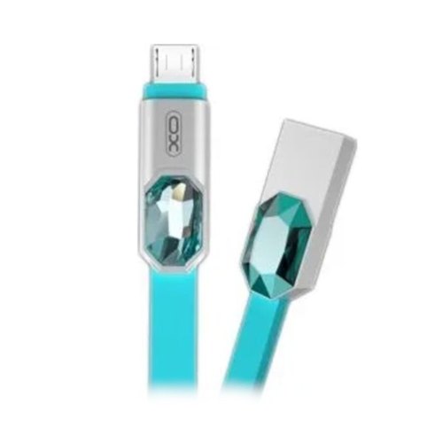 Кабель USB XO NB23 microUSB 1m 2.4A blue