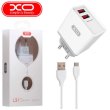 МЗП XO L31 2USB 2A + type-C cable white