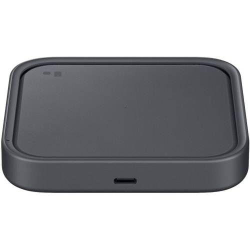 Бездротовий зарядний пристрій Samsung 15W Wireless Charger Pad EP-P2400BBEGEU Dark Gray