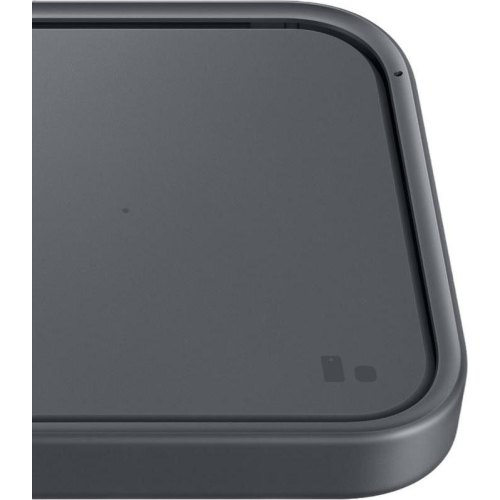Бездротовий зарядний пристрій Samsung 15W Wireless Charger Pad EP-P2400BBEGEU Dark Gray