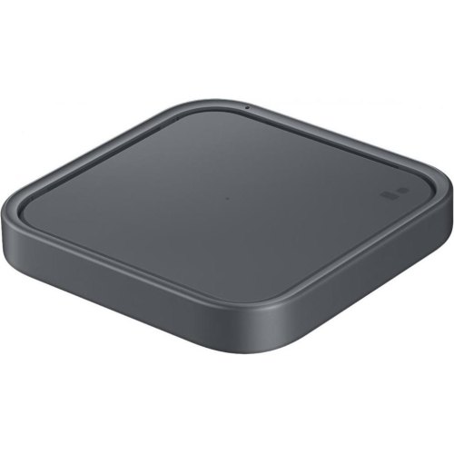 Бездротовий зарядний пристрій Samsung 15W Wireless Charger Pad EP-P2400BBEGEU Dark Gray