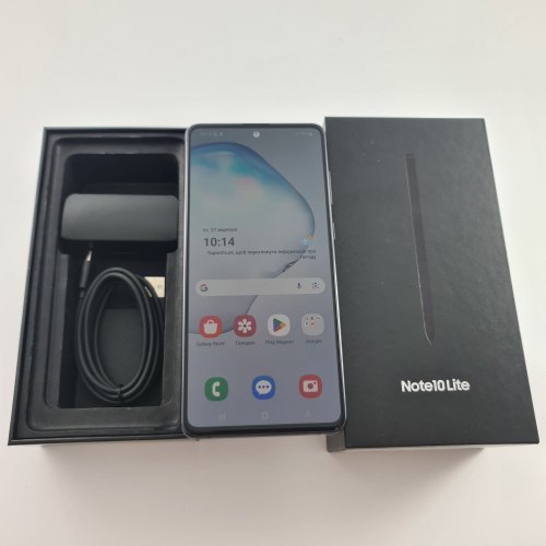 Смартфон Samsung Galaxy Note 10 Lite (N770F) 128Gb Black (SM-N770FZKDSEK) USED **