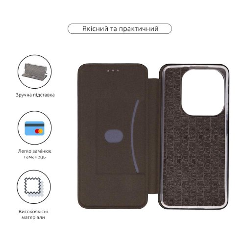 Чохол-книжка G-Case для Tecno Spark Go 2024 (BG6) Black (ARM73581)