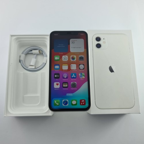 Смартфон iPhone 11 128GB White, Model A2221 USED **