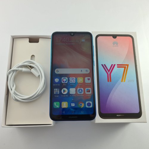 Смартфон Huawei Y7 2019 3/32Gb Aurora Blue (DUB-LX1) USED **