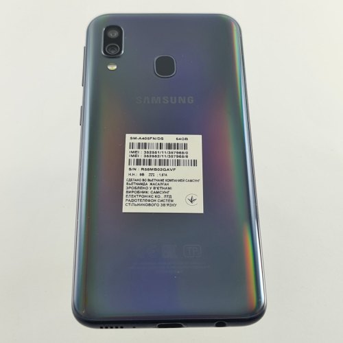 Смартфон Samsung Galaxy A40 (A405F) 64Gb Black (SM-A405FZKDSEK) USED **