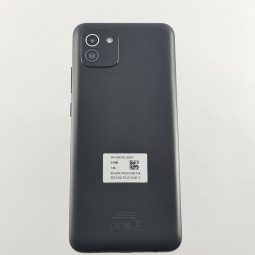 Смартфон Samsung Galaxy A03 64 GB Black USED **
