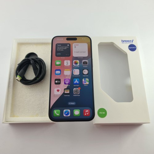 Смартфон iPhone 15 Pro Max 512GB Blue Titanium,Model A3106 USED **