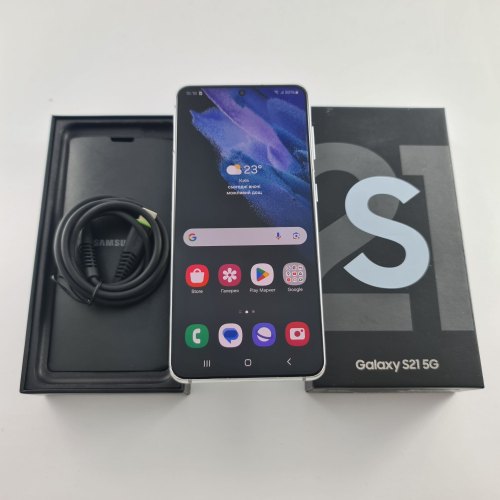 Смартфон Samsung Galaxy S21 256 GB Phantom White USED **