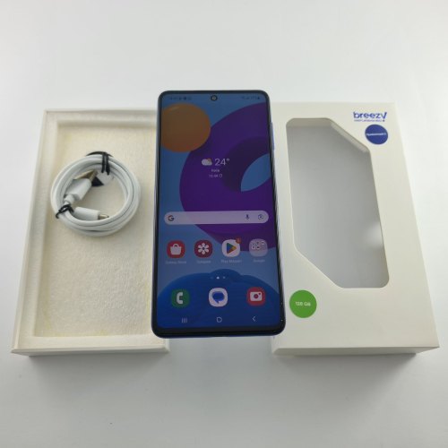 Смартфон Samsung Galaxy M52 128 GB Icy Blue USED **