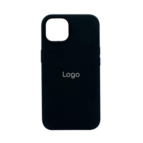 Накладка Silicone Case Full Size (AA) для iPhone 13, 18.Black