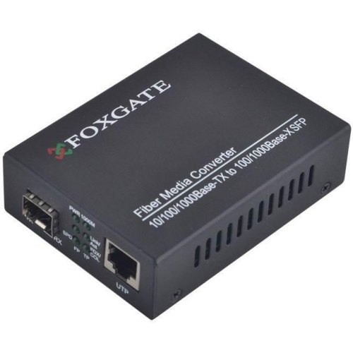 Медиаконвертер FoxGate 10/100/1000Base-T RJ45 to 1000Base-SX/LX SFP slot (EC-SFP1000-FE/GE-LFP)