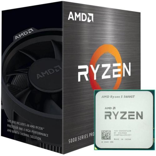 Процесор AMD Ryzen 5 5600GT (6C/12T, 3.6-4.6GHz,16MB,65W,AM4, Wraith Stealth) BOX (100-100001488BOX)