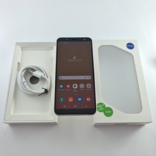 Смартфон Samsung Galaxy J6 2018 (J600F) 32Gb Gold (SM-J600FZDDSEK) USED **