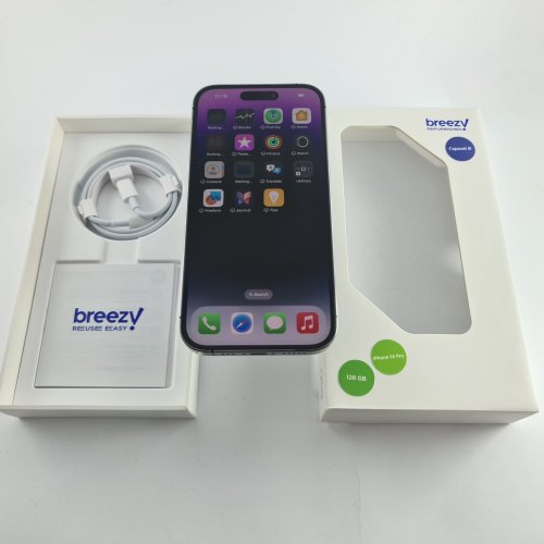 Смартфон Smartphone Apple iPhone 14 Pro 128GB Deep Purple, A2890 USED **
