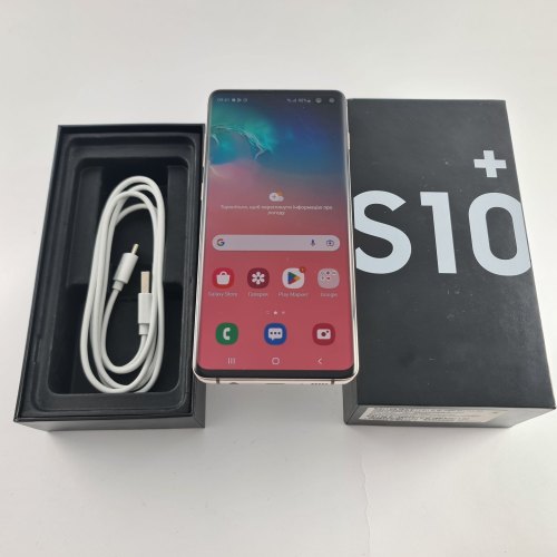 Смартфон Samsung Galaxy S10+ (G975F) 128Gb White (SM-G975FZWDSEK) USED **