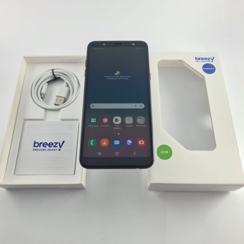 Смартфон Samsung Galaxy A6+ 2018 (A605F) 32Gb Black (SM-A605FZKNSEK) USED **
