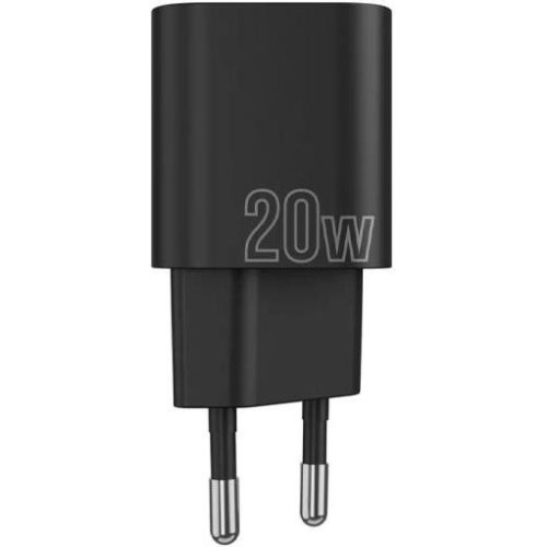 Мережевий зарядний пристрій Proove Silicone Power Plus 20W (Type-C + USB) (black)