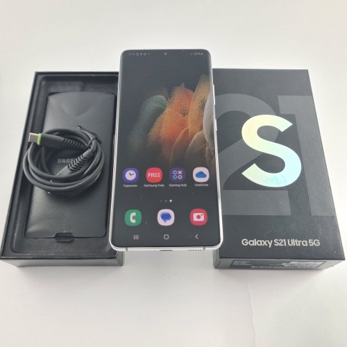 Смартфон Samsung Galaxy S21 Ultra (G998B) 512Gb Phantom Silver (SM-G998BZSHSEK) USED **