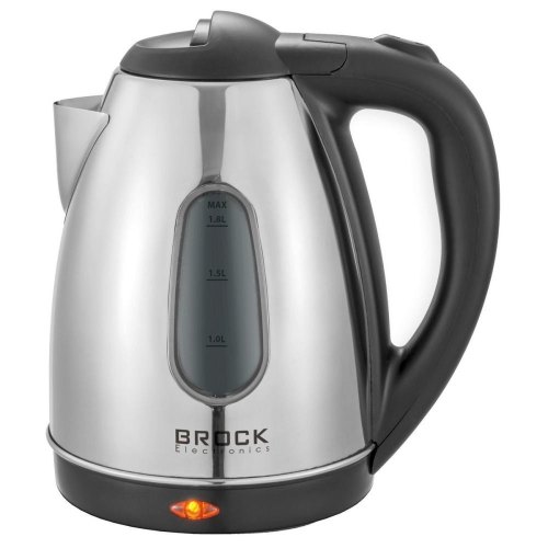 Електрочайник BROCK WK 0601 SS 1500Вт/ 1.8л/ потрійна система безпеки/ нержавіюча сталь