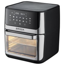 Мультипіч BROCK DA 1000 BK1800Вт/ 12л /сенсорне керування/гриль/шашлик/таймер/чорна