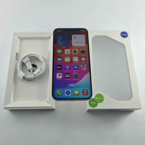 Смартфон iPhone 12 64GB White, Model A2403 USED **