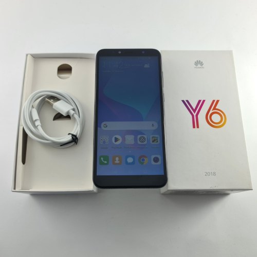 Смартфон Huawei Y6 2018 16 GB Black USED **