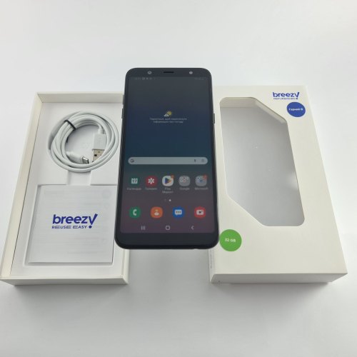 Смартфон Samsung Galaxy A6+ 2018 (A605F) 32Gb Black (SM-A605FZKNSEK) USED **