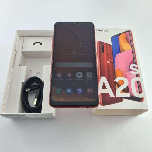 Смартфон Samsung Galaxy A20s (A207F) 32Gb Red (SM-A207FZRDSEK) USED **