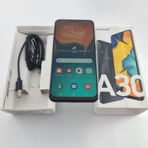 Смартфон Samsung Galaxy A30 (A305F) 32Gb Black (SM-A305FZKUSEK) USED **