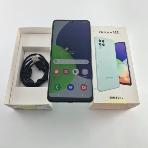 Смартфон Samsung Galaxy A22 (A225F) 128Gb Light Green (SM-A225FLGGSEK) USED **