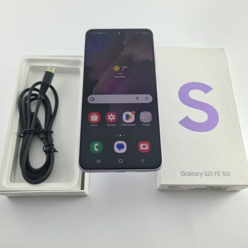 Смартфон Samsung Galaxy S21 FE 5G (G990B) 128Gb Lavender (SM-G990BLVDSEK) USED **
