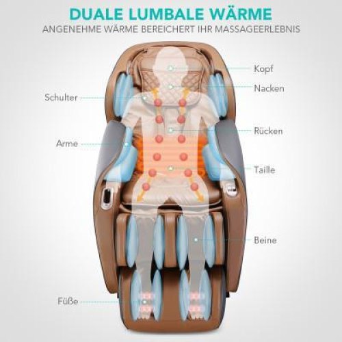 Массажне крісло NAIPO MASSAGE CHAIR/MGC-A350(BROWN)