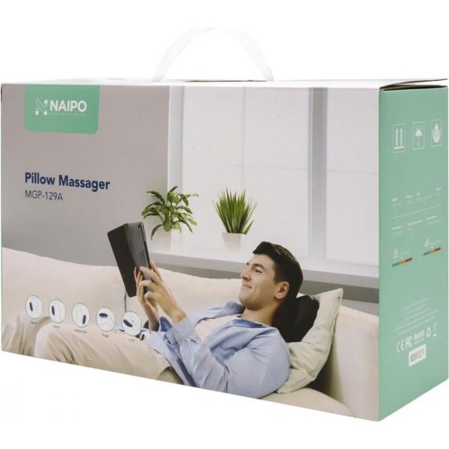 Масажна подушка NAIPO MASSAGER PILLOW BACK & NECK/MGP-129A